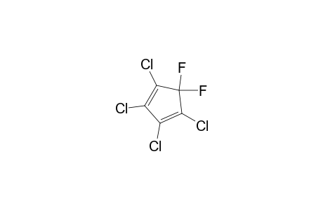 1,2,3,4-tetrachloro-5,5-difluoro-cyclopenta-1,3-diene