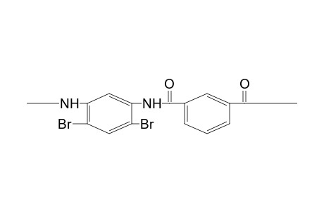 Polyamide on the basis of 4,6-dibromo-1,3-phenylenediamine and isophthalic acid