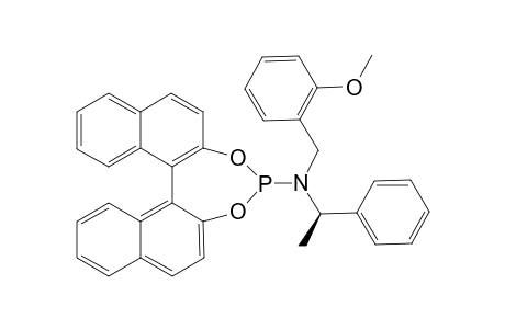 O,O'-(1,1'-Dinaphthyl-2,2'-diyl)-N-(2-methoxybenzyl)-N'-[(R)-1-phenylethyl]phosphoramidite