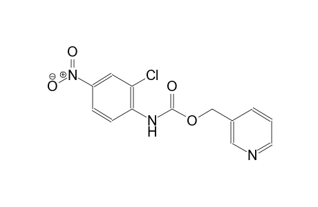 2-chloro-4-nitrocarbanilic acid, (3-pyridyl)methyl ester