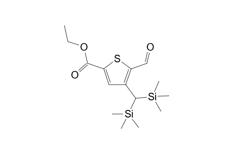 Ethyl 4-(bis(trimethylsilyl)methyl)-5-formylthiophene-2-carboxylate