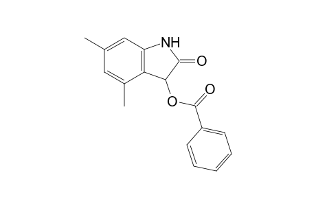 4,6-Dimethyl-2-oxo-1,3-dihydro-2H-indol-3-yl benzoate