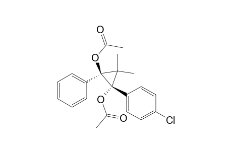 1-(4-Chlorophenyl)-3,3-dimethyl-2-phenylcyclopropane-trans-1,2-diyl diacetate