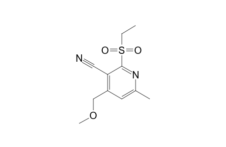 2-(Ethylsulfonyl)-4-(methoxymethyl)-6-methylnicotinonitrile