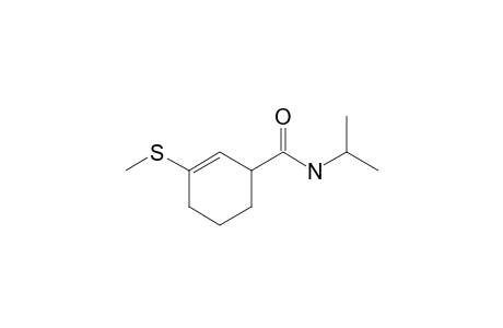 3-(methylthio)-N-propan-2-yl-1-cyclohex-2-enecarboxamide