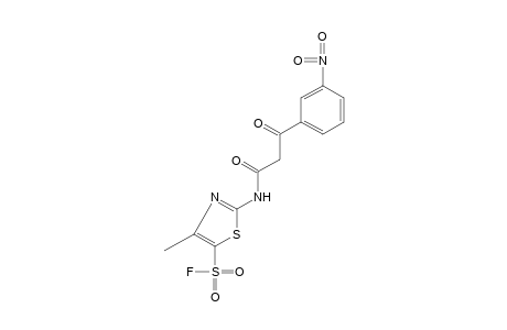 4-methyl-2-[2-(m-nitrobenzoyl)acetamido]-5-thiazolesulfonyl fluoride