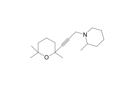 Piperidine, 2-methyl-1-[3-(tetrahydro-2,6,6-trimethyl-2H-pyran-2-yl)-2-propynyl]-