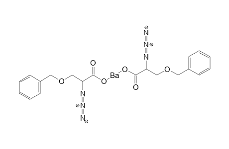 2-azido-3-(benzyloxy)propionic acid, barium salt