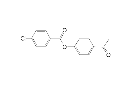 Benzoic acid, 4-chloro-, 4-acetylphenyl ester