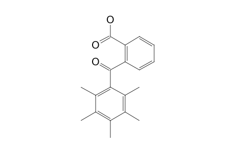 o-(pentamethylbenzoyl)benzoic acid