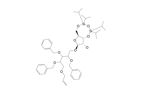 5-O-ALLYL-2,3,4-TRI-O-BENZYL-1-O-[3',5'-O-(TETRA-ISOPROPYL-DISILOXANE-1,3-DIYL)-BETA-D-RIBOFURANOSYL]-D-RIBITOL