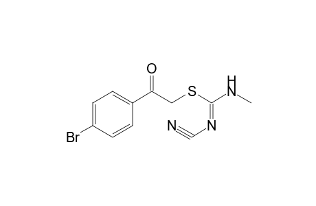 2-(4-bromophenyl)-2-oxoethyl N'-cyano-N-methylimidothiocarbamate