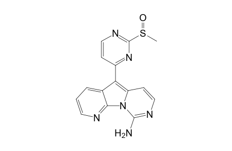 9-AMINO-5-(2-METHANESULFINYLPYRIMIDIN-4-YL)-PYRIDO-[3',2':4,5]-PYRROLO-[1,2-C]-PYRIMIDINE