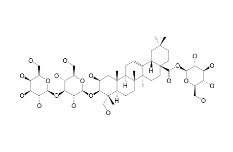 CARYOCAROSIDE_III-2;3-O-BETA-D-GALACTOPYRANOSYL-(1->3)-BETA-D-GLUCOPYRANOSYLBAYOGENIN_28-O-BETA-GLUCOPYRANOSYLESTER