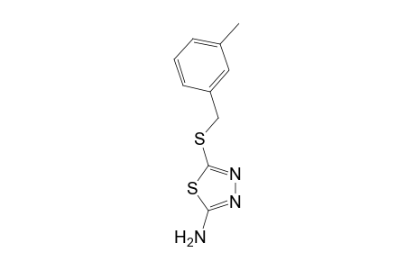 5-[(3-Methylbenzyl)sulfanyl]-1,3,4-thiadiazol-2-ylamine