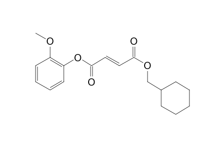 Fumaric acid, 2-methoxyphenyl cyclohexylmethyl ester