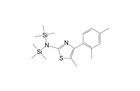 4-(2,4-Dimethylphenyl)-5-methyl-1,3-thiazol-2-amine, N, N, di-tms