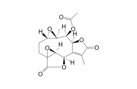 1.beta(2.alpha.),5.alpha.(6.beta.)-Diepoxy-1.alpha.,11-dimethyl-7.beta.(15),9.beta.(12)-diether-10.beta.-acetyltricyclo[10.2.1.0]pentadec-8(11)-ene-12,15-dione