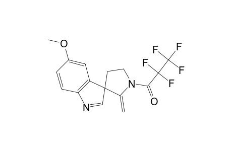 2,2,3,3,3-pentafluoro-1-(5-methoxy-2'-methylene-1'-spiro[indole-3,3'-pyrrolidine]yl)-1-propanone