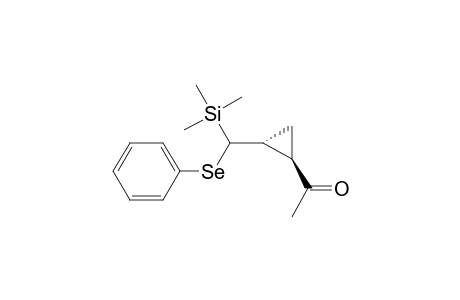 trans-1-Acetyl-2-(1-(phenylseleno)-1-(trimethylsilyl)methyl)cyclopropane