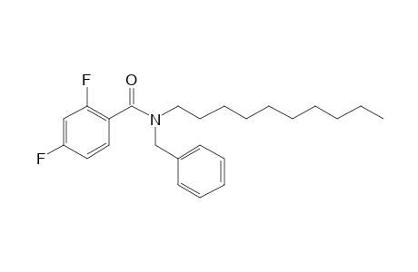 Benzamide, 2,4-difluoro-N-benzyl-N-decyl-