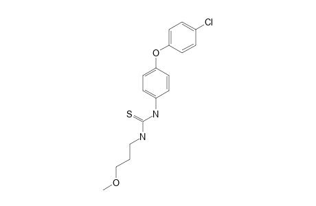 1-[p-(p-chlorophenoxy)phenyl]-3-(3-methoxypropyl)-2-thiourea