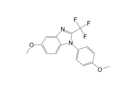 1-(2-Methoxyphenyl)-2-(trifluoromethyl)-5-methoxybenzimidazole