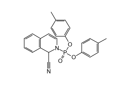 (1-CYANO-2(1H)-ISOQUINOLYL)PHOSPHONIC ACID, DI-p-TOLYL ESTER