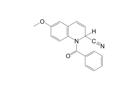 1-benzoyl-1,2-dihydro-6-methoxyquinaldonitrile