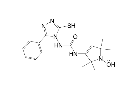 N-(1-oxyl-2,2,5,5-tetramethylpyrrolin-3-yl)-N'-(5-mercapto-3-phenyl-1,2,4-triazol-4-yl)urea