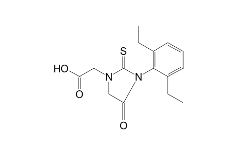 3-(2,6-diethylphenyl)-4-oxo-2-thioxo-1-imidazolidineacetic acid