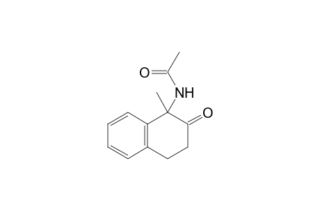 N-(1-methyl-2-oxo-tetralin-1-yl)acetamide