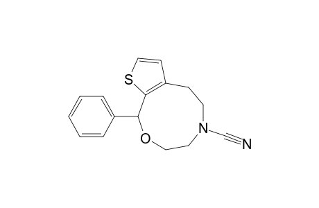 10-PHENYL-4,5,6,7,8,10-HEXAHYDROTHIENO-[3,2-G]-[1,4]-OXAZONINE-6-CARBONITRILE