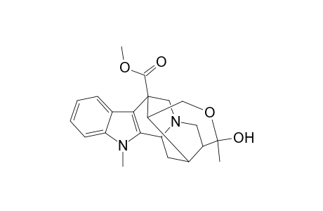 Sarpagan-16-carboxylic acid, 17,19-epoxy-19,20-dihydro-19-hydroxy-1-methyl-, methyl ester, (20.beta.)-