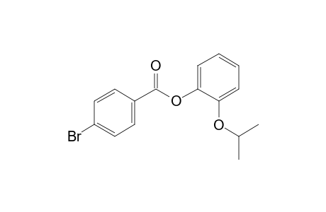 4-Bromobenzoic acid, 2-isopropoxyphenyl ester