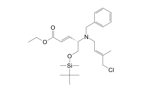 (2E,4S)-4-[N-BENZYL-N-[(2E)-(4-CHLORO-3-METHYL)-2-BUTENYL]-AMINO]-5-(TERT.-BUTYLDIMETHYLSILYLOXY)-2-PENTENOIC-ACID-ETHYLESTER