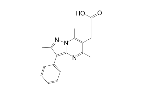 pyrazolo[1,5-a]pyrimidine-6-acetic acid, 2,5,7-trimethyl-3-phenyl-