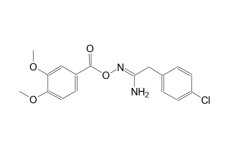 benzeneethanimidamide, 4-chloro-N'-[(3,4-dimethoxybenzoyl)oxy]-