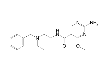 2-amino-N-[2-(benzylethylamino)ethyl]-4-methoxy-5-pyrimidinecarboxamide