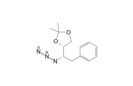 (2S,3S)-3-Azido-1,2-O-(methylethylidene)-4-phenylbutane-1,2-diol