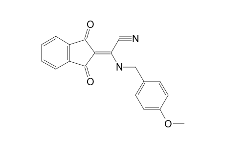 1,3-DIOXO-alpha-[(p-METHOXYBENZYL)AMINO]-delta2,alpha-INDANACETONITRILE