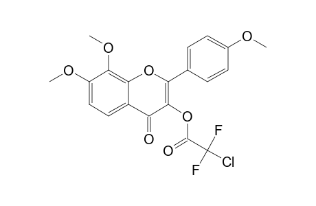 3-Hydroxy-7,8,4'-trimethoxyflavone, chlorodifluoroacetate