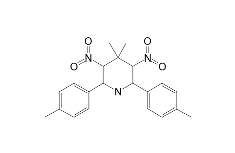 4,4-Dimethyl-2,6-bis(4-methylphenyl)-3,5-dinitropiperidine