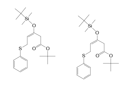 TERT.-BUTYL-(E)-3-[TERT.-BUTYL-(DIMETHYL)-SILYLOXY]-5-PHENYLTHIO-3-PENTENOATE