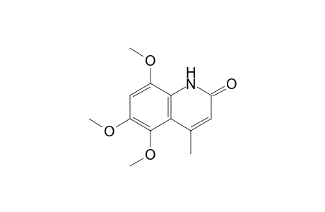 5,6,8-Trimethoxy-4-methylquinolin-2(1H)-one