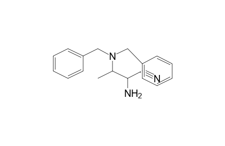 2-Amino-3-(dibenzylamino)butanenitrile