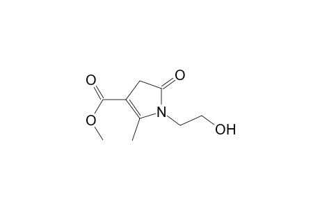 Methyl 2-methyl-5-oxo-N-(2-hydroxyethyl)pyrrolin-3-carboxylate