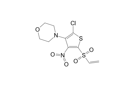 4-[2-Chloro-4-nitro-5-(vinylsulfonyl)-3-thienyl]morpholine
