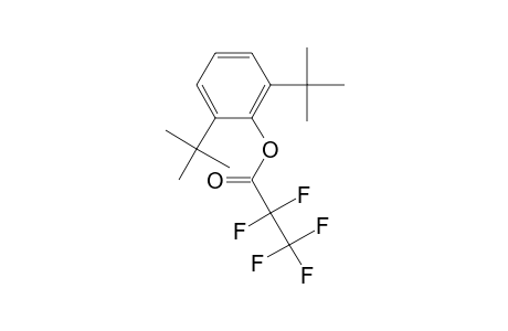 2,6-di-Tert-butylphenol, o-pentafluoropropionyl-