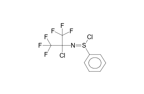 PHENYL-N-(ALPHA-CHLORO-HEXAFLUOROISOPROPYL)IMINOSULPHINYLCHLORIDE